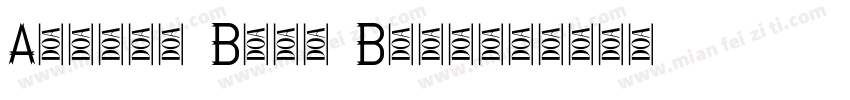 Apache Bold Bold字体转换